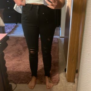 Black skinny jeans